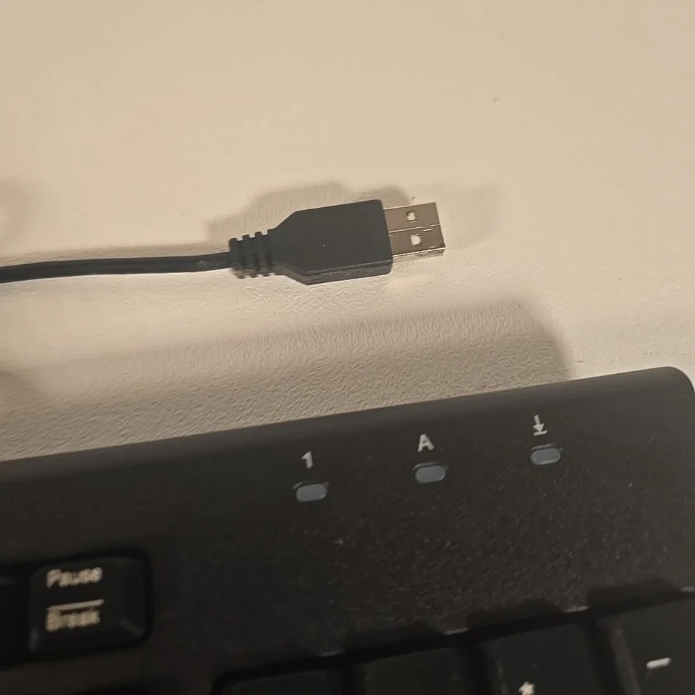 HP : KU-1516 Wired‎ USB Desktop QWERTY Keyboard Black